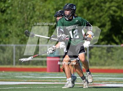 Thumbnail 3 in Northwest Catholic vs. Canton (CIAC Class S semifinal) photogallery.