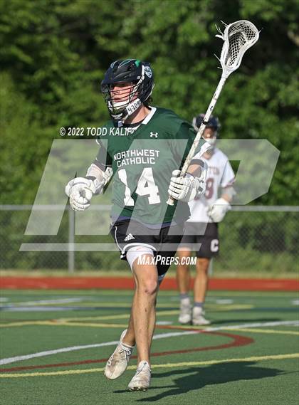 Thumbnail 3 in Northwest Catholic vs. Canton (CIAC Class S semifinal) photogallery.