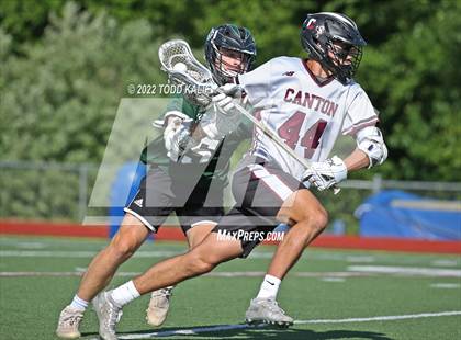 Thumbnail 2 in Northwest Catholic vs. Canton (CIAC Class S semifinal) photogallery.