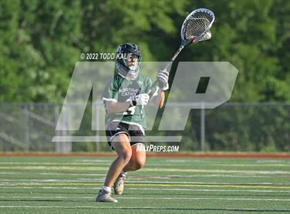 Thumbnail 3 in Northwest Catholic vs. Canton (CIAC Class S semifinal) photogallery.