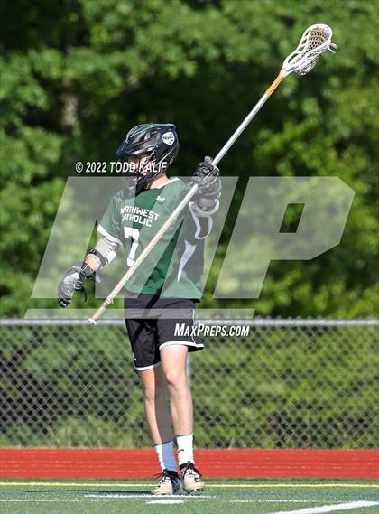 Thumbnail 1 in Northwest Catholic vs. Canton (CIAC Class S semifinal) photogallery.