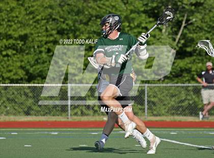 Thumbnail 2 in Northwest Catholic vs. Canton (CIAC Class S semifinal) photogallery.