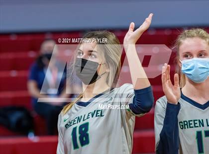 Thumbnail 1 in Green Level vs. Ardrey Kell (NCHSAA 4A Final) (1 of 2) (Pre-game, post-game, awards, and team photos) photogallery.