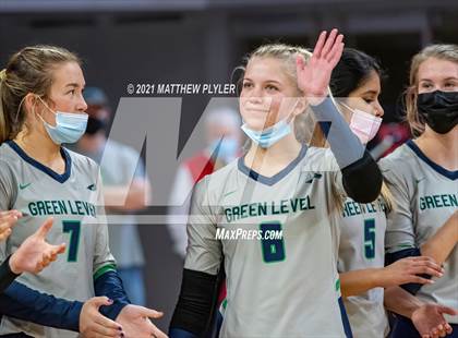 Thumbnail 2 in Green Level vs. Ardrey Kell (NCHSAA 4A Final) (1 of 2) (Pre-game, post-game, awards, and team photos) photogallery.