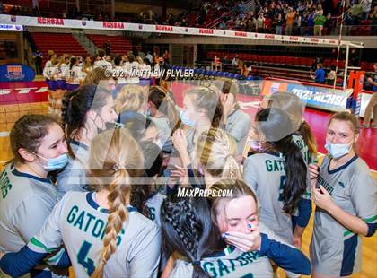 Thumbnail 2 in Green Level vs. Ardrey Kell (NCHSAA 4A Final) (1 of 2) (Pre-game, post-game, awards, and team photos) photogallery.