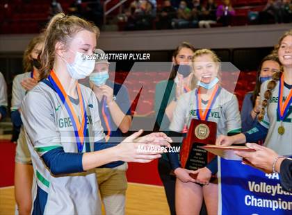 Thumbnail 3 in Green Level vs. Ardrey Kell (NCHSAA 4A Final) (1 of 2) (Pre-game, post-game, awards, and team photos) photogallery.