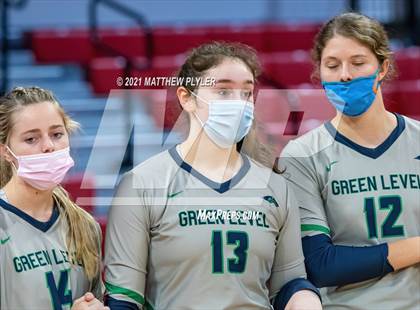 Thumbnail 2 in Green Level vs. Ardrey Kell (NCHSAA 4A Final) (1 of 2) (Pre-game, post-game, awards, and team photos) photogallery.