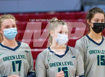 Thumbnail 1 in Green Level vs. Ardrey Kell (NCHSAA 4A Final) (1 of 2) (Pre-game, post-game, awards, and team photos) photogallery.