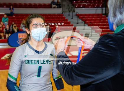 Thumbnail 3 in Green Level vs. Ardrey Kell (NCHSAA 4A Final) (1 of 2) (Pre-game, post-game, awards, and team photos) photogallery.