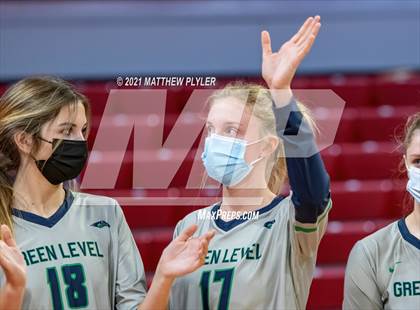 Thumbnail 1 in Green Level vs. Ardrey Kell (NCHSAA 4A Final) (1 of 2) (Pre-game, post-game, awards, and team photos) photogallery.