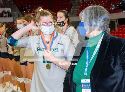 Thumbnail 2 in Green Level vs. Ardrey Kell (NCHSAA 4A Final) (1 of 2) (Pre-game, post-game, awards, and team photos) photogallery.