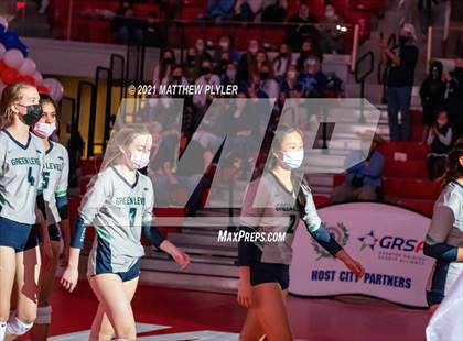 Thumbnail 3 in Green Level vs. Ardrey Kell (NCHSAA 4A Final) (1 of 2) (Pre-game, post-game, awards, and team photos) photogallery.