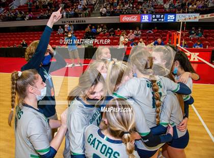 Thumbnail 3 in Green Level vs. Ardrey Kell (NCHSAA 4A Final) (1 of 2) (Pre-game, post-game, awards, and team photos) photogallery.