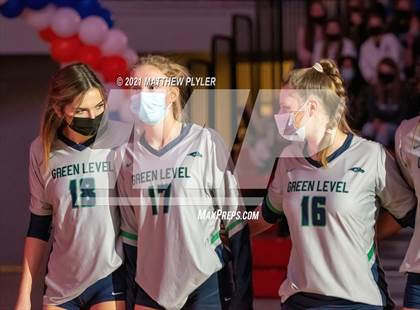 Thumbnail 3 in Green Level vs. Ardrey Kell (NCHSAA 4A Final) (1 of 2) (Pre-game, post-game, awards, and team photos) photogallery.