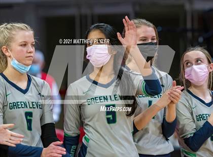Thumbnail 3 in Green Level vs. Ardrey Kell (NCHSAA 4A Final) (1 of 2) (Pre-game, post-game, awards, and team photos) photogallery.