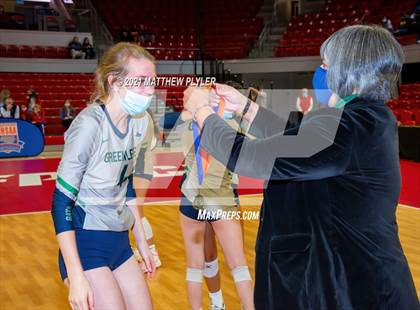 Thumbnail 3 in Green Level vs. Ardrey Kell (NCHSAA 4A Final) (1 of 2) (Pre-game, post-game, awards, and team photos) photogallery.