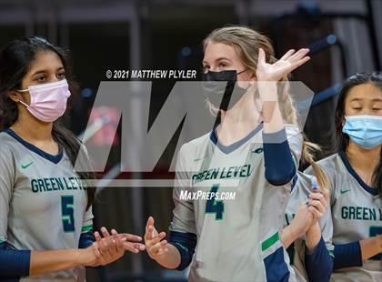 Thumbnail 1 in Green Level vs. Ardrey Kell (NCHSAA 4A Final) (1 of 2) (Pre-game, post-game, awards, and team photos) photogallery.