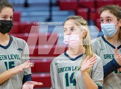 Thumbnail 1 in Green Level vs. Ardrey Kell (NCHSAA 4A Final) (1 of 2) (Pre-game, post-game, awards, and team photos) photogallery.