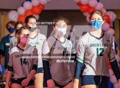 Thumbnail 1 in Green Level vs. Ardrey Kell (NCHSAA 4A Final) (1 of 2) (Pre-game, post-game, awards, and team photos) photogallery.