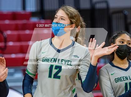 Thumbnail 3 in Green Level vs. Ardrey Kell (NCHSAA 4A Final) (1 of 2) (Pre-game, post-game, awards, and team photos) photogallery.