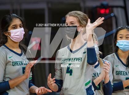 Thumbnail 3 in Green Level vs. Ardrey Kell (NCHSAA 4A Final) (1 of 2) (Pre-game, post-game, awards, and team photos) photogallery.