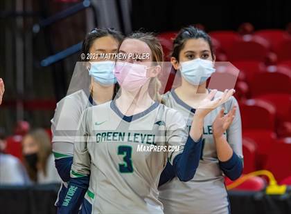 Thumbnail 2 in Green Level vs. Ardrey Kell (NCHSAA 4A Final) (1 of 2) (Pre-game, post-game, awards, and team photos) photogallery.