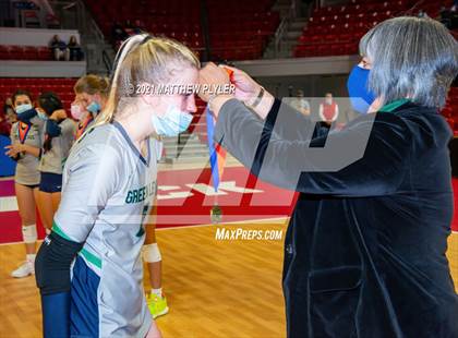 Thumbnail 2 in Green Level vs. Ardrey Kell (NCHSAA 4A Final) (1 of 2) (Pre-game, post-game, awards, and team photos) photogallery.