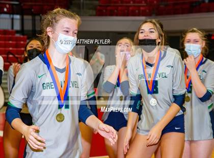 Thumbnail 2 in Green Level vs. Ardrey Kell (NCHSAA 4A Final) (1 of 2) (Pre-game, post-game, awards, and team photos) photogallery.