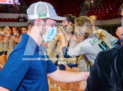 Thumbnail 2 in Green Level vs. Ardrey Kell (NCHSAA 4A Final) (1 of 2) (Pre-game, post-game, awards, and team photos) photogallery.