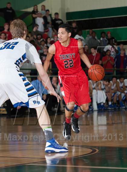Thumbnail 1 in Hebron vs Trinity (UIL 5A Region1 Bi-District Playoff) photogallery.