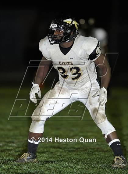 Thumbnail 3 in Rancho Alamitos vs. Canyon (CIF-SS Southern Division Playoff) photogallery.