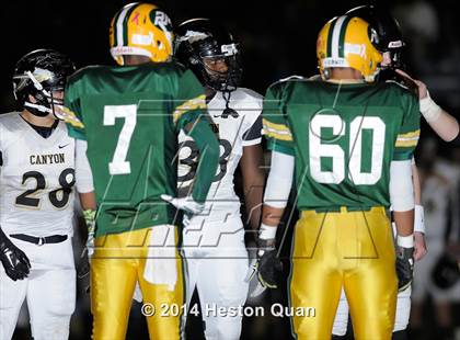 Thumbnail 2 in Rancho Alamitos vs. Canyon (CIF-SS Southern Division Playoff) photogallery.