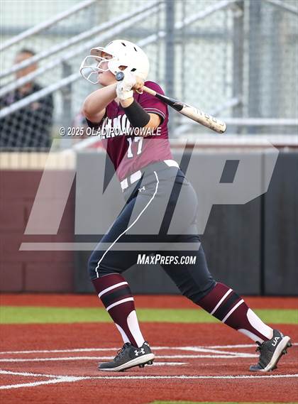 Thumbnail 1 in Rockwall-Heath @ Wylie (UIL 6A Softball Bi-District Playoffs) photogallery.