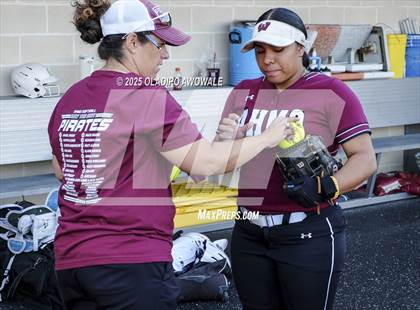 Thumbnail 2 in Rockwall-Heath @ Wylie (UIL 6A Softball Bi-District Playoffs) photogallery.