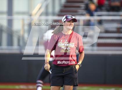 Thumbnail 2 in Rockwall-Heath @ Wylie (UIL 6A Softball Bi-District Playoffs) photogallery.