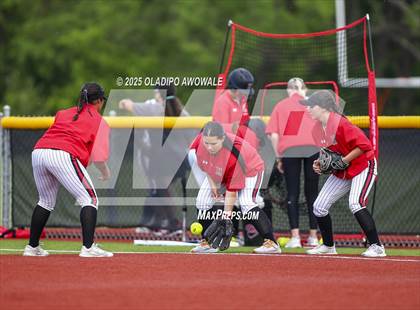 Thumbnail 1 in Rockwall-Heath @ Wylie (UIL 6A Softball Bi-District Playoffs) photogallery.