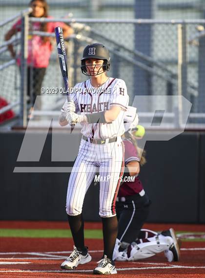 Thumbnail 2 in Rockwall-Heath @ Wylie (UIL 6A Softball Bi-District Playoffs) photogallery.