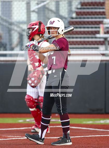 Thumbnail 2 in Rockwall-Heath @ Wylie (UIL 6A Softball Bi-District Playoffs) photogallery.