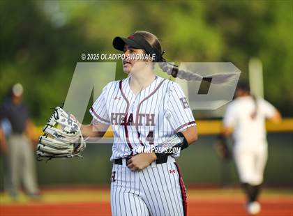 Thumbnail 3 in Rockwall-Heath @ Wylie (UIL 6A Softball Bi-District Playoffs) photogallery.