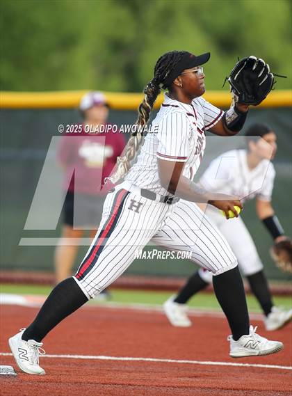 Thumbnail 3 in Rockwall-Heath @ Wylie (UIL 6A Softball Bi-District Playoffs) photogallery.