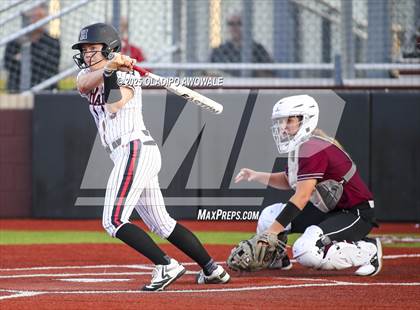 Thumbnail 3 in Rockwall-Heath @ Wylie (UIL 6A Softball Bi-District Playoffs) photogallery.