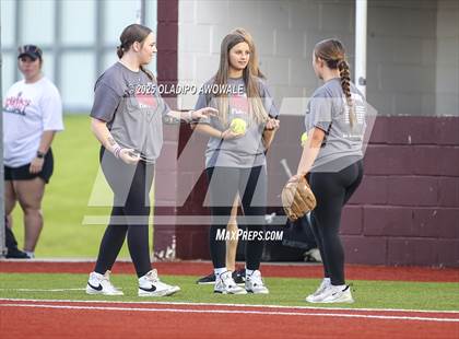Thumbnail 2 in Rockwall-Heath @ Wylie (UIL 6A Softball Bi-District Playoffs) photogallery.