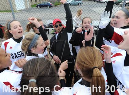 Thumbnail 2 in Wauwatosa East vs. Divine Savior Holy Angels photogallery.