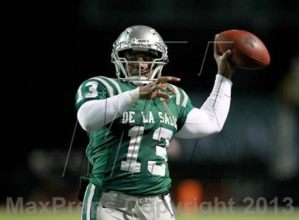 Thumbnail 2 in De La Salle vs. Folsom (CIF NorCal Regional Open Division Final) photogallery.