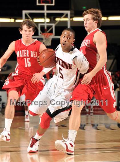 Thumbnail 2 in Mater Dei @ Centennial (CIF SS D1AA Playoffs) photogallery.