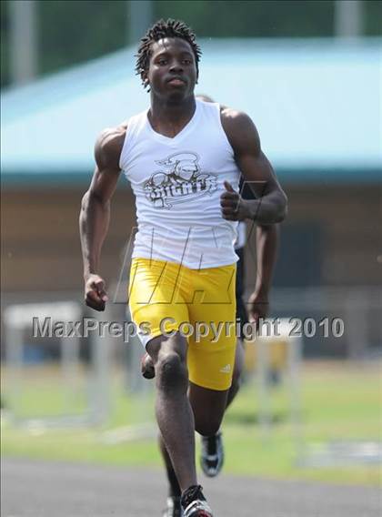 Thumbnail 1 in West Johnston (Greater Neuse River 4-A Conference Track and Field Championships)  photogallery.