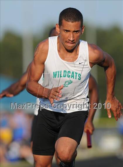 Thumbnail 2 in West Johnston (Greater Neuse River 4-A Conference Track and Field Championships)  photogallery.