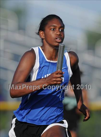 Thumbnail 3 in West Johnston (Greater Neuse River 4-A Conference Track and Field Championships)  photogallery.