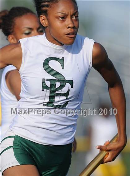 Thumbnail 3 in West Johnston (Greater Neuse River 4-A Conference Track and Field Championships)  photogallery.