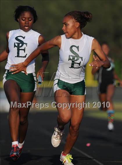 Thumbnail 2 in West Johnston (Greater Neuse River 4-A Conference Track and Field Championships)  photogallery.